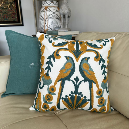 Funda de Cojin Diseño Espiga Verde Menta