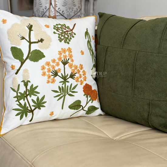 Funda de Cojin Atacama Verde Terciopelo Agamuzado