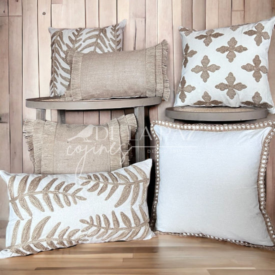 Funda de Cojín Dali Boho Crudo Rectangular