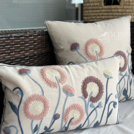 Funda de Cojin Bordado Provenza