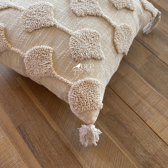 Funda de Cojín Lucerna Boho Crudo