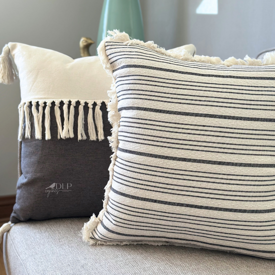 Funda de Cojin Flecos