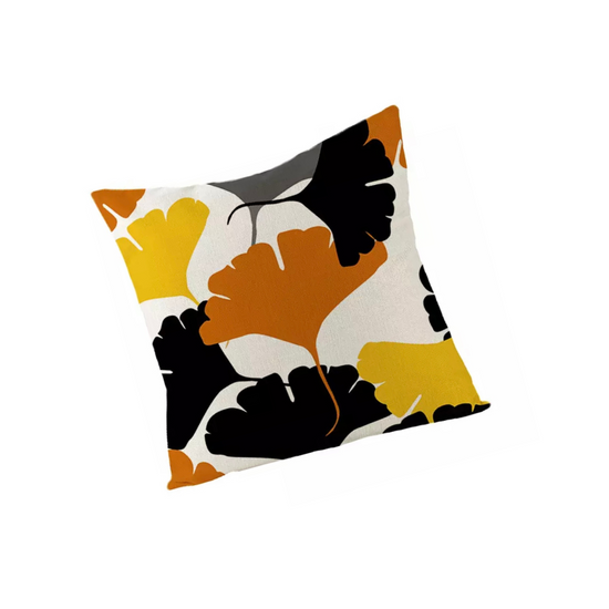 Funda de Cojin Geometrico Hojas