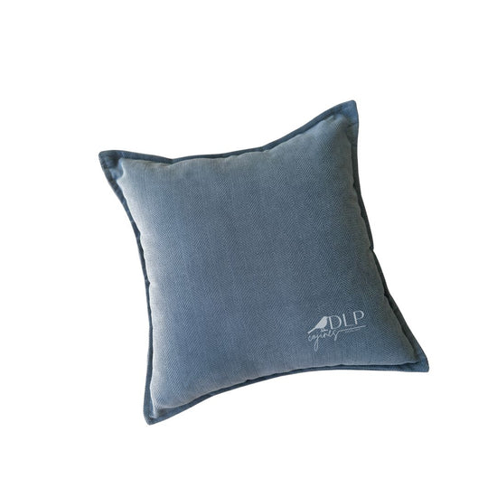 Funda de Cojin Diseño Espiga Azul