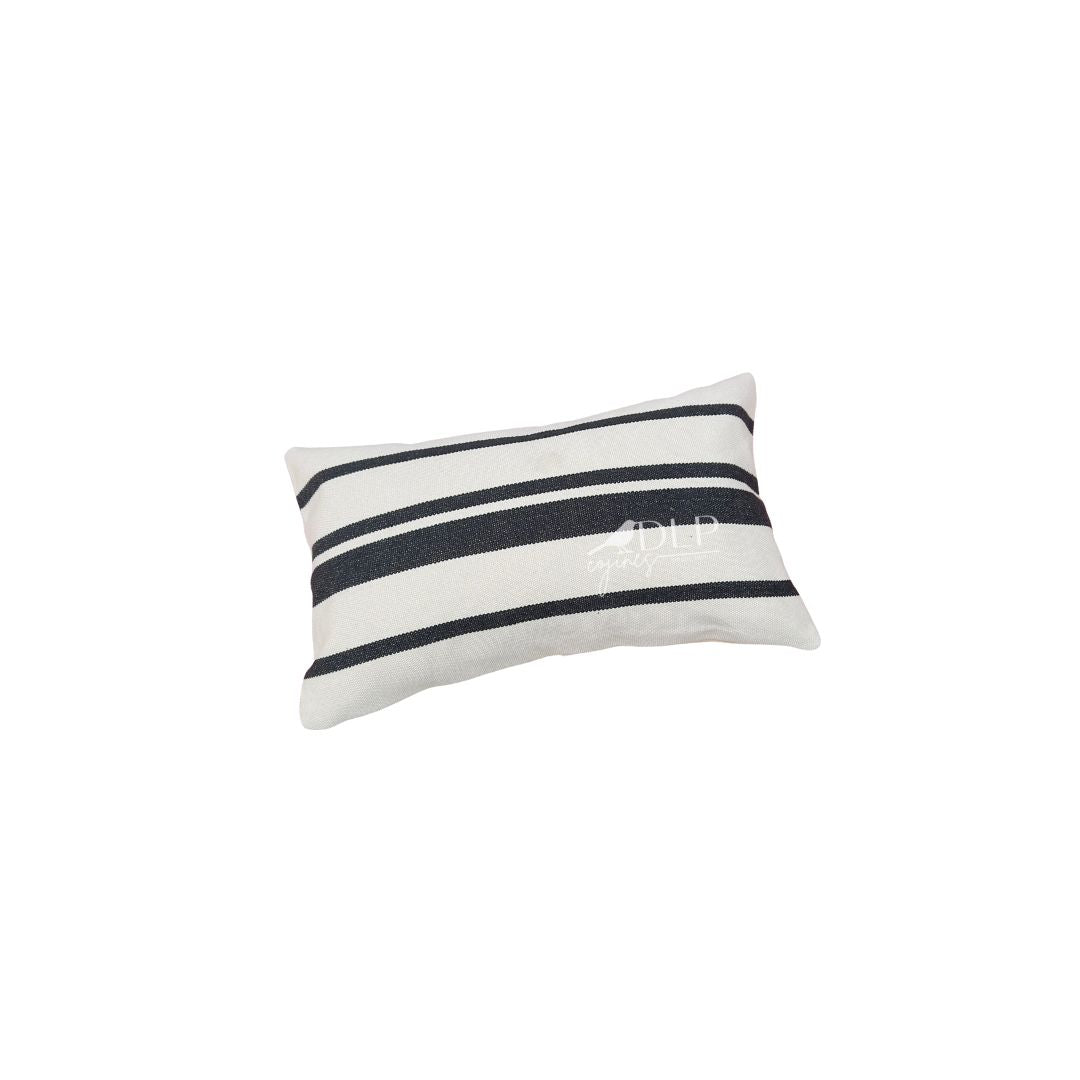 Funda de Cojin Boho Lineas Negras Rectangular
