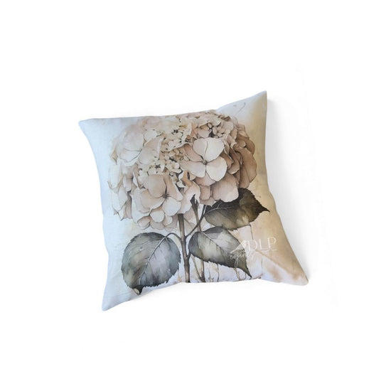 Funda de Cojin Estampado Hortensia Pastel