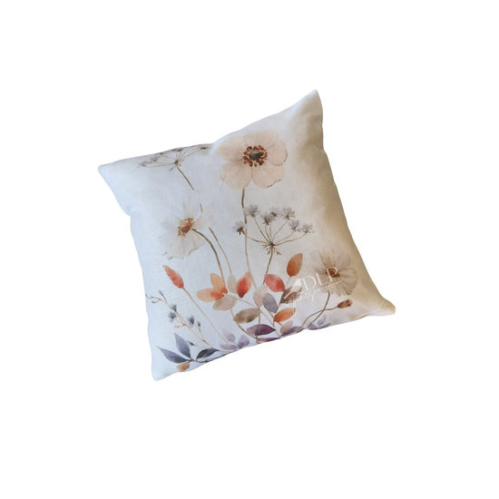 Funda de Cojin Estampado Flores