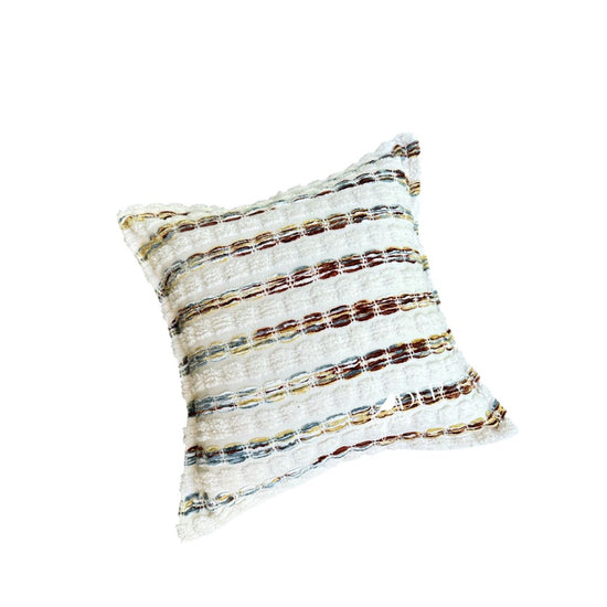 Funda de Cojin Boho Trama Colores