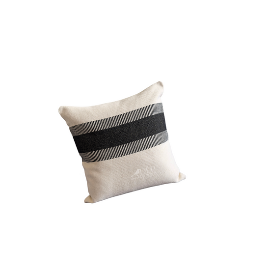 Funda de Cojin Boho Inca Franja Negra 50x50 cms.