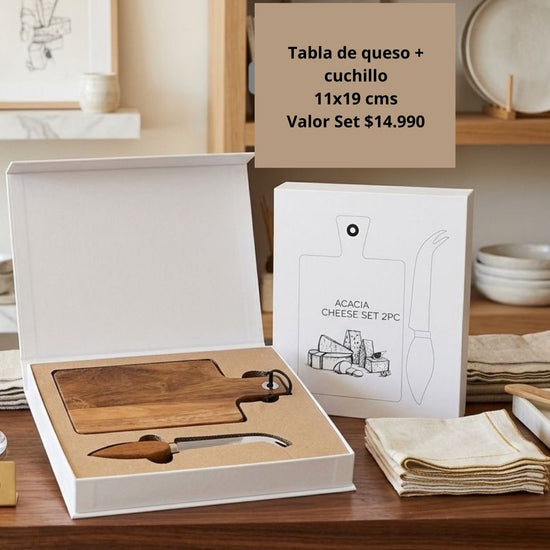 Tabla de queso + Cuchillo