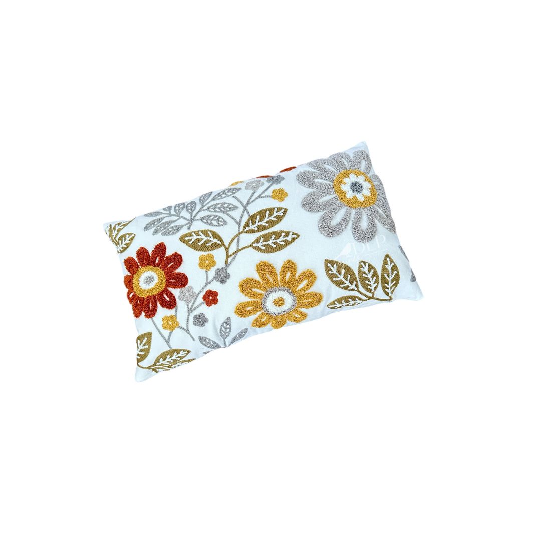 Funda de Cojin Bordado Estela Rectangular